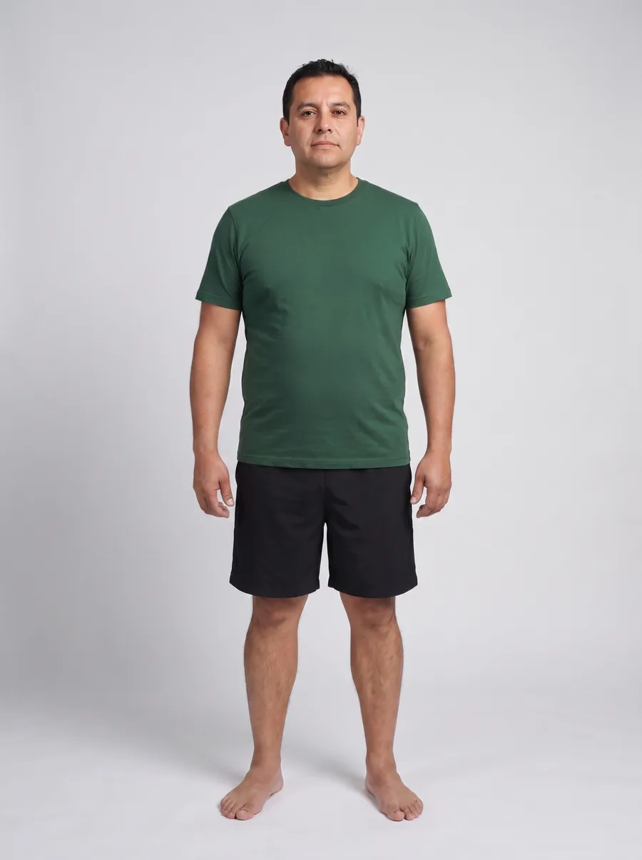 Illustrative sample photograph representing male, 40s after sustained weight treatment